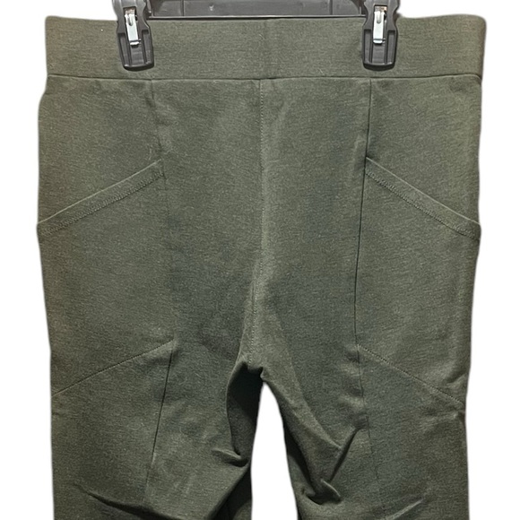 Betabrand Journey Olive Green stretch skinny legging pants Size medium - Picture 8 of 11